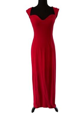 Oh Polly Red Sweetheart Bandage Dress